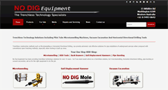 Desktop Screenshot of nodigequipment.com.au
